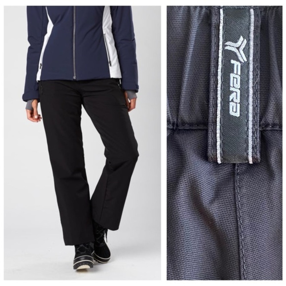 Fera Black Women’s Insulated Ski Snow Pants 8